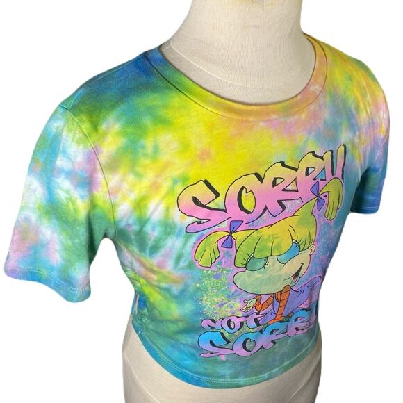 NICKELODEON The Rugrats: Angelica  "Sorry, Not Sorry," TyeDye Top Girls Size L - Picture 4 of 10